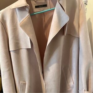 Tahari Women's Blush Trench Coat (pink) jacket long coat